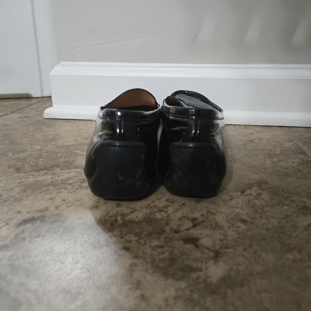 Stuart Weitzman Patent Leather Loafers Size 7 - Picture 7 of 9